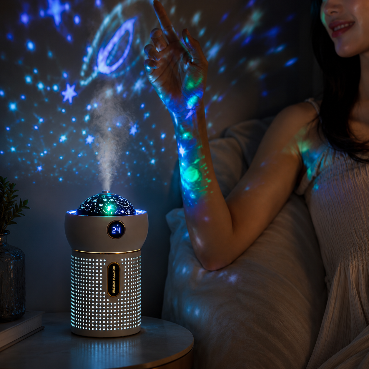 SleepMist™ 3-in-1 Galaxy Projector Humidifier